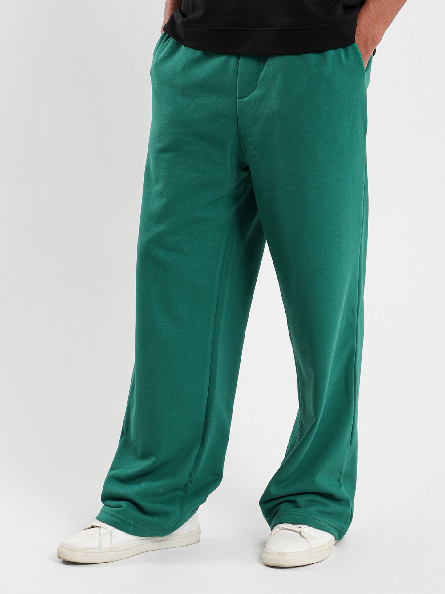 Relaxed Elastic Waist Pants
