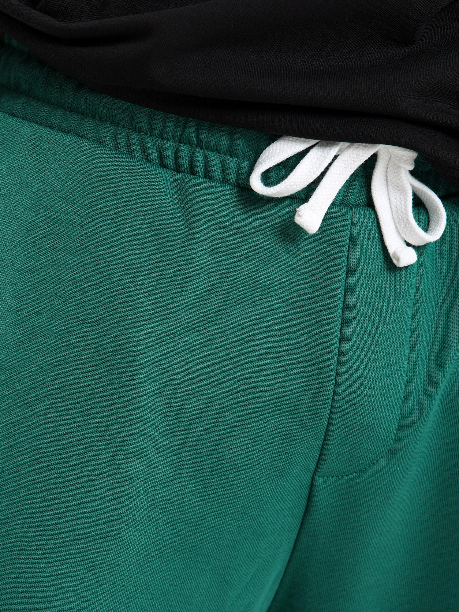 Relaxed Elastic Waist Pants