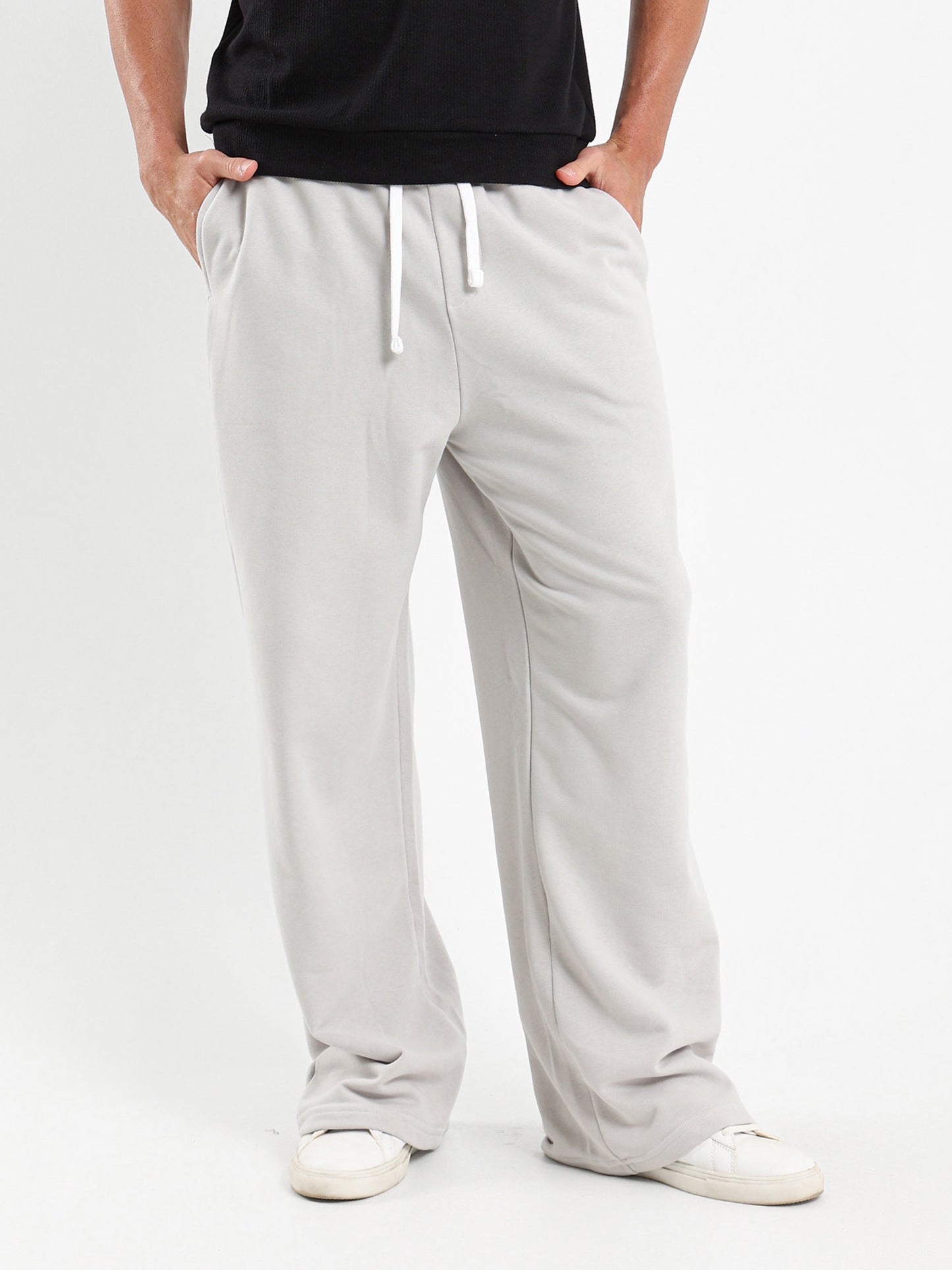 Relaxed Elastic Waist Pants