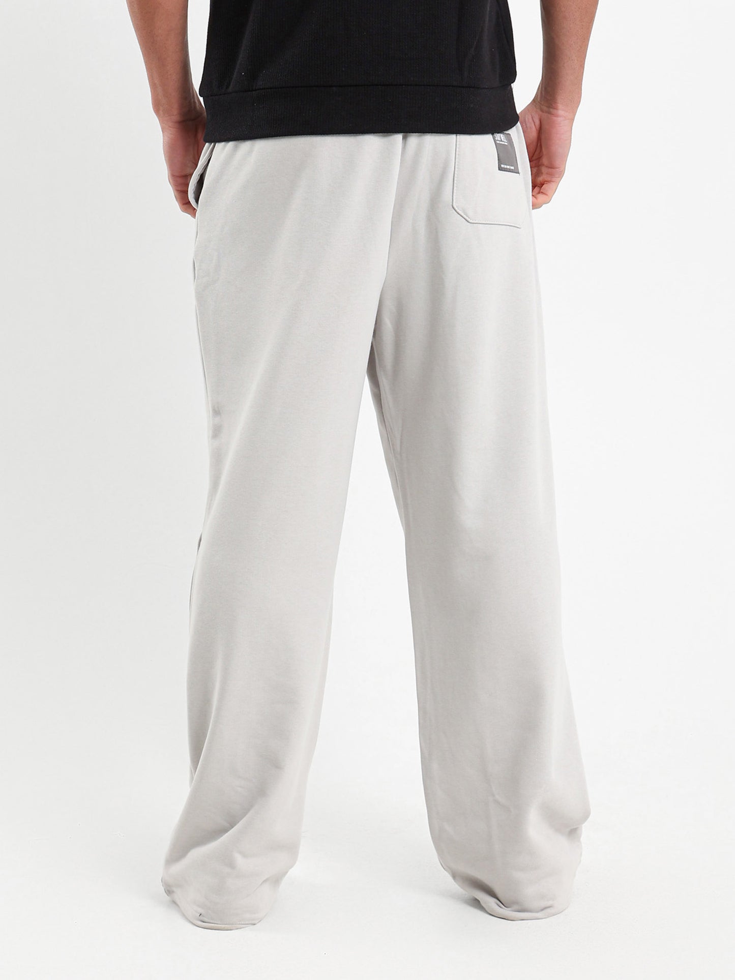 Relaxed Elastic Waist Pants
