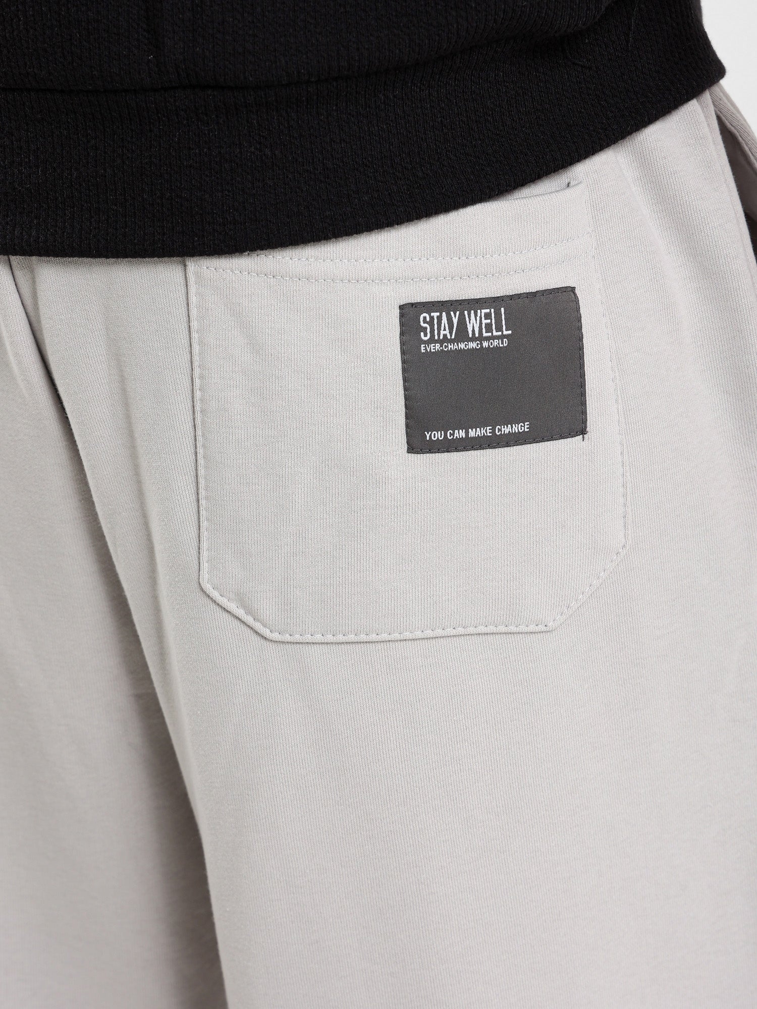 Relaxed Elastic Waist Pants