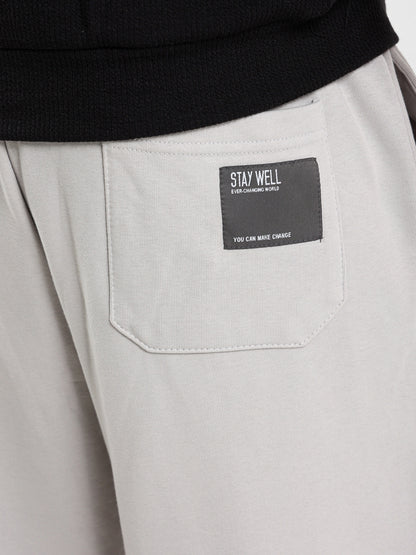 Relaxed Elastic Waist Pants