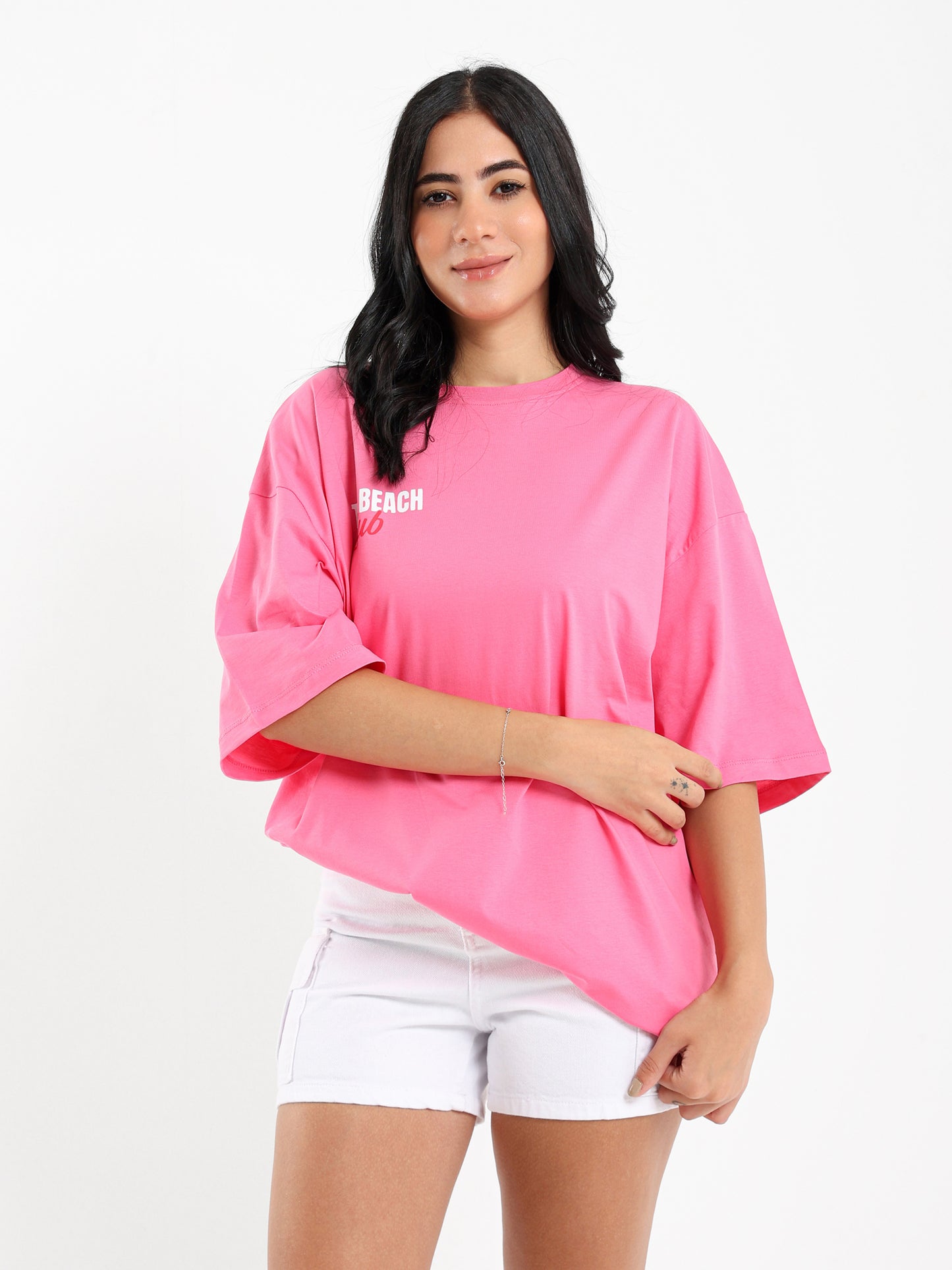 Oversized Coast Print Tee