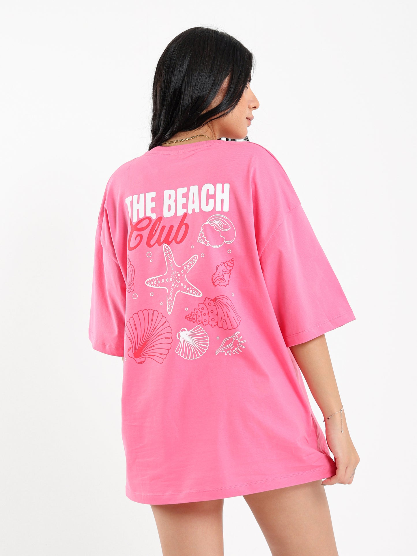 Oversized Coast Print Tee
