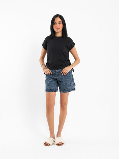 Side Drawstring Top