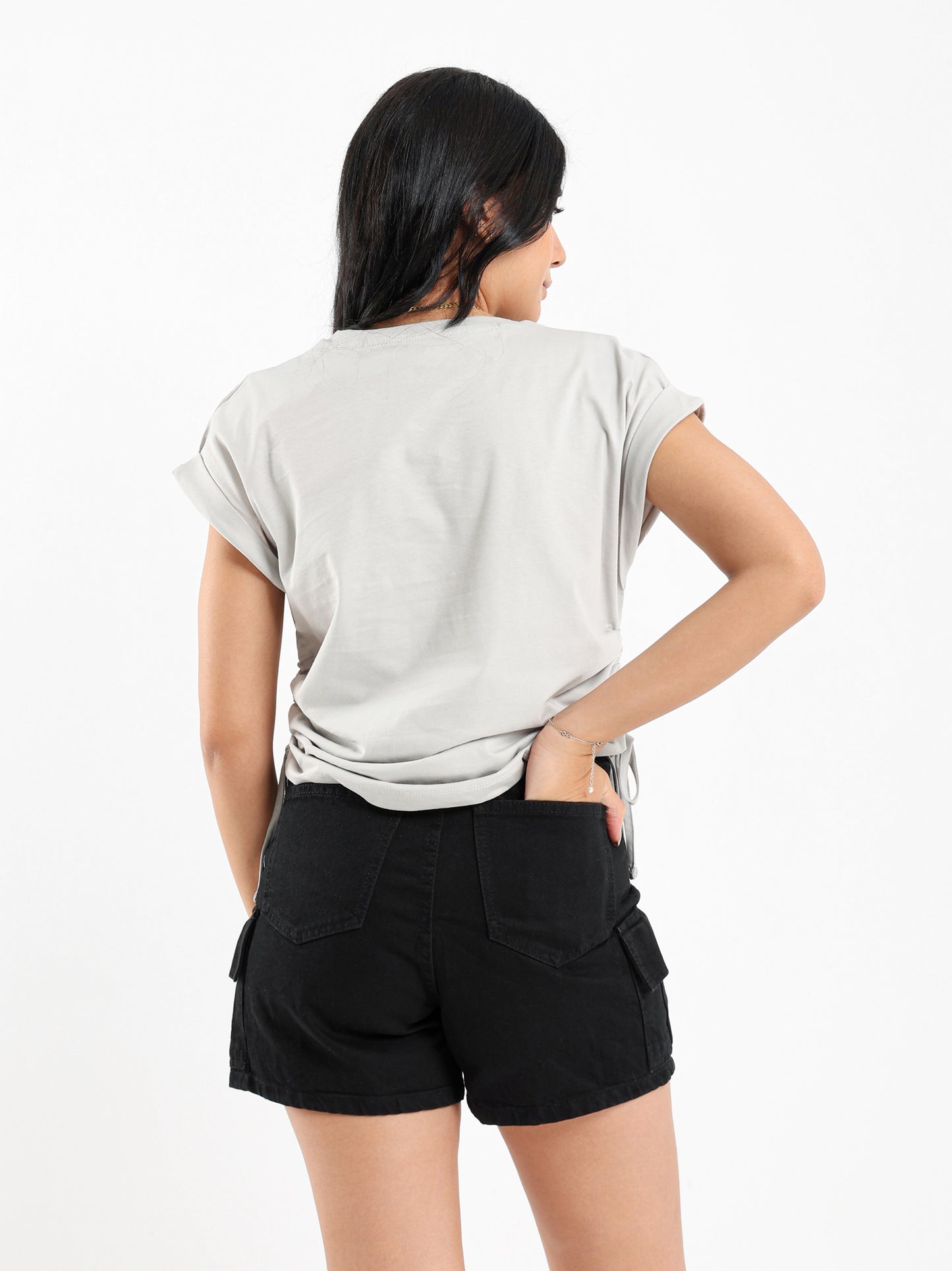 Side Drawstring Top