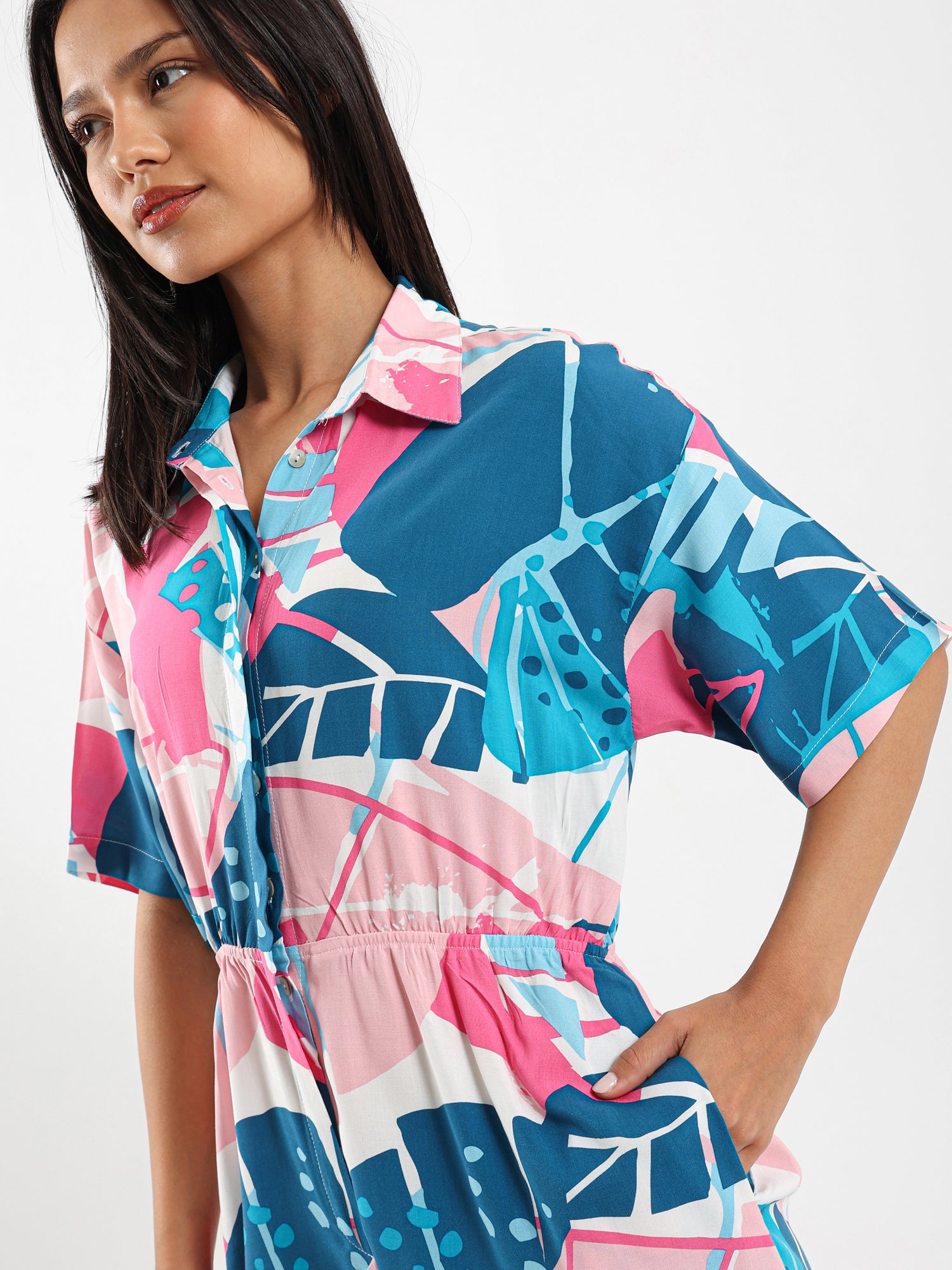 Printed Romper