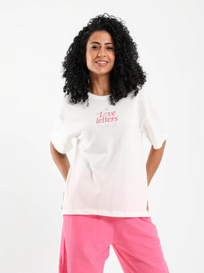 Love Letters Printed T-Shirt