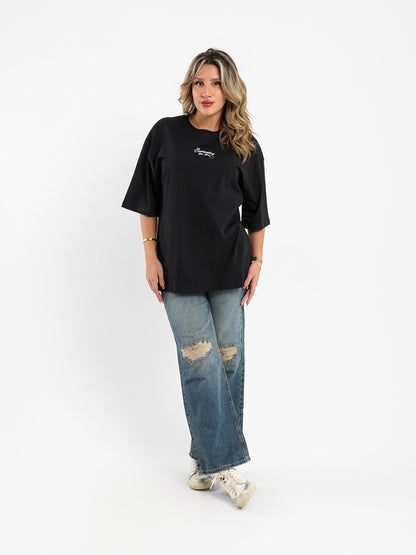 Star Printed Oversized T-Shirt