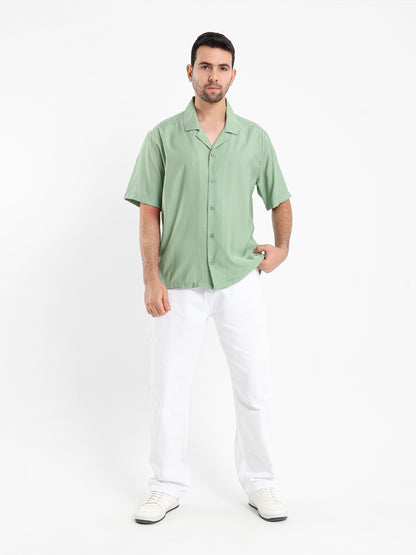 Textured Half Sleeves Shirt