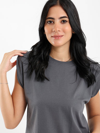 Padded Cap Sleeves Top