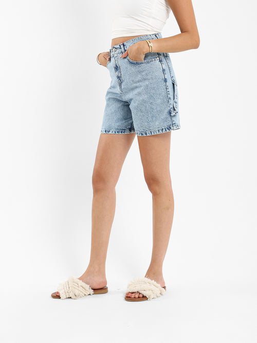 Cargo Denim Shorts