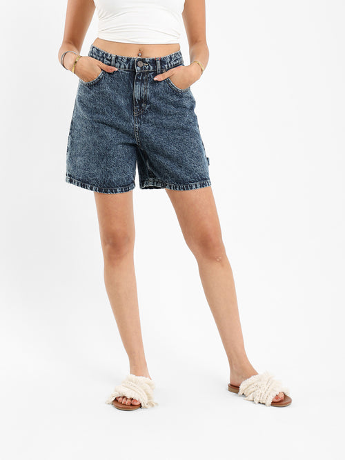 Cargo Denim Shorts