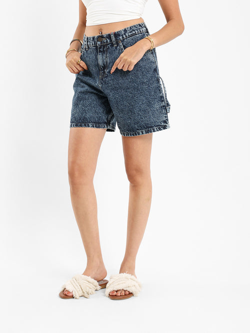 Cargo Denim Shorts