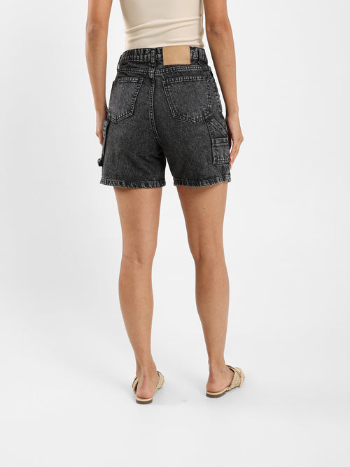 Cargo Denim Shorts