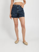 Cargo Denim Shorts