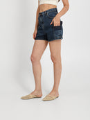 Cargo Denim Shorts