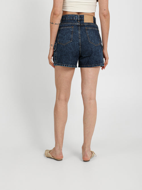 Cargo Denim Shorts