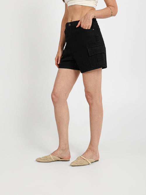 Cargo Denim Shorts
