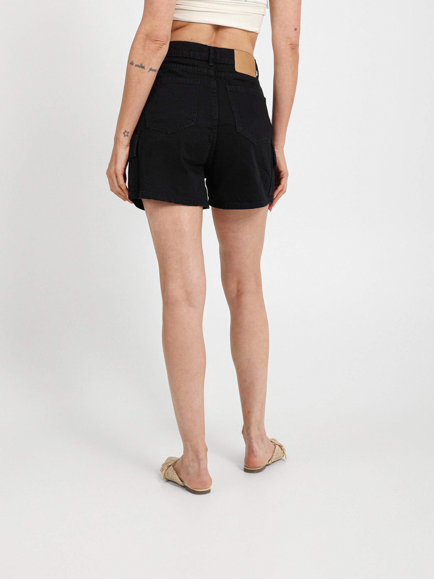 Cargo Denim Shorts