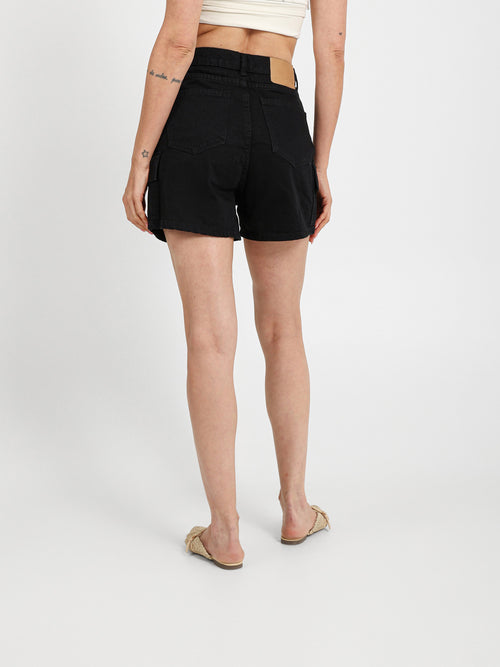 Cargo Denim Shorts