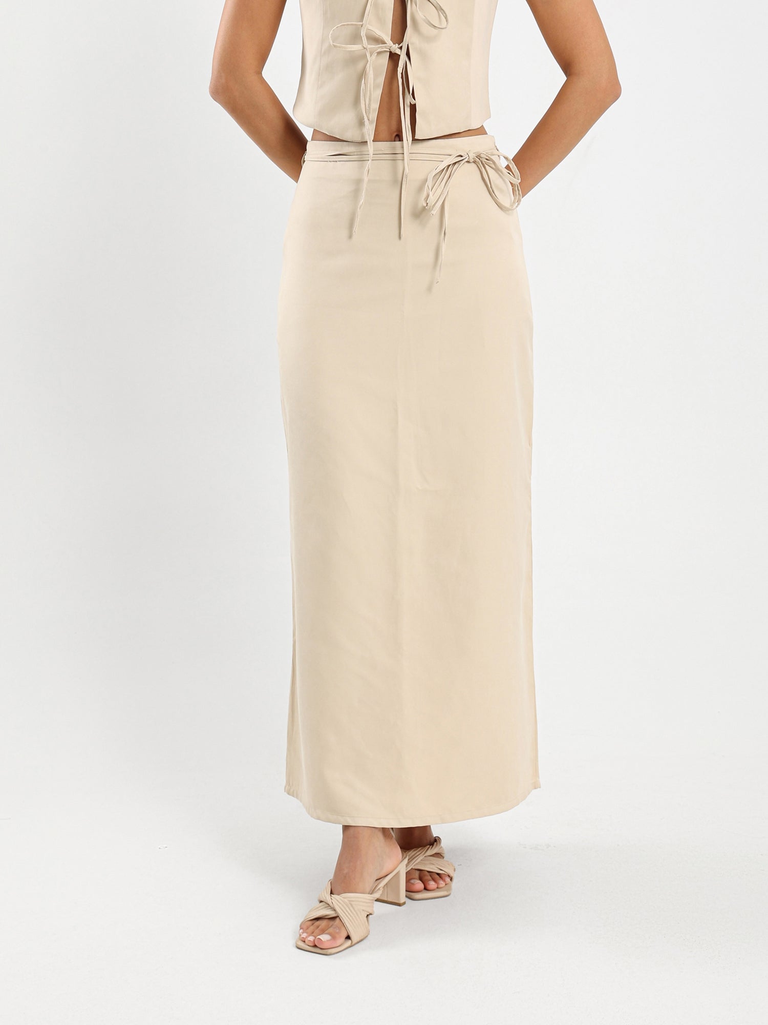 Long Skirt with Elasticated Waist