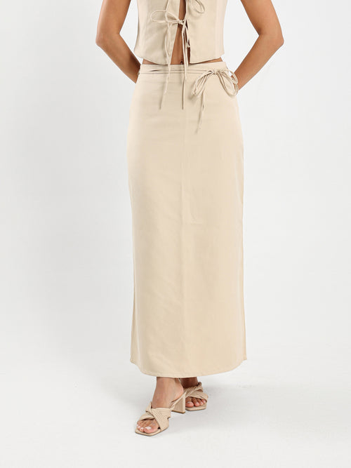 Long Skirt with Elasticated Waist