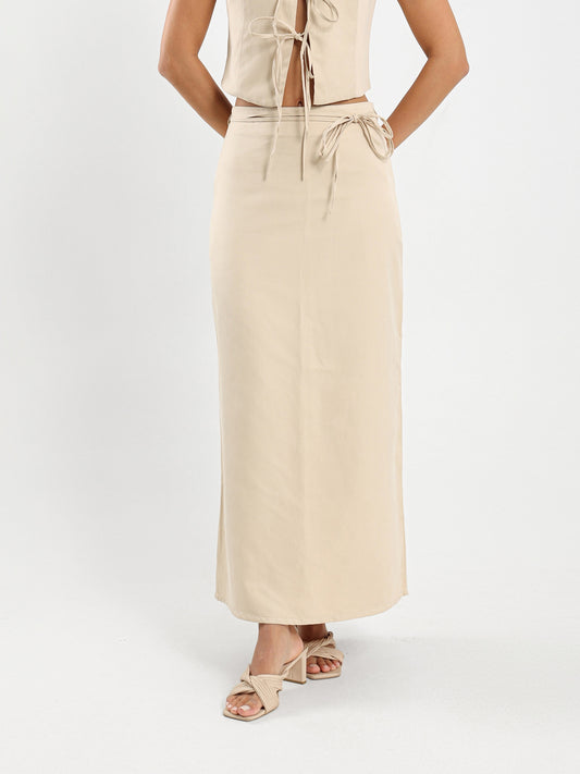 Long Skirt with Elasticated Waist