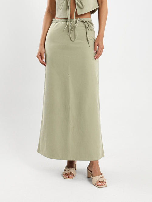 Long Skirt with Elasticated Waist