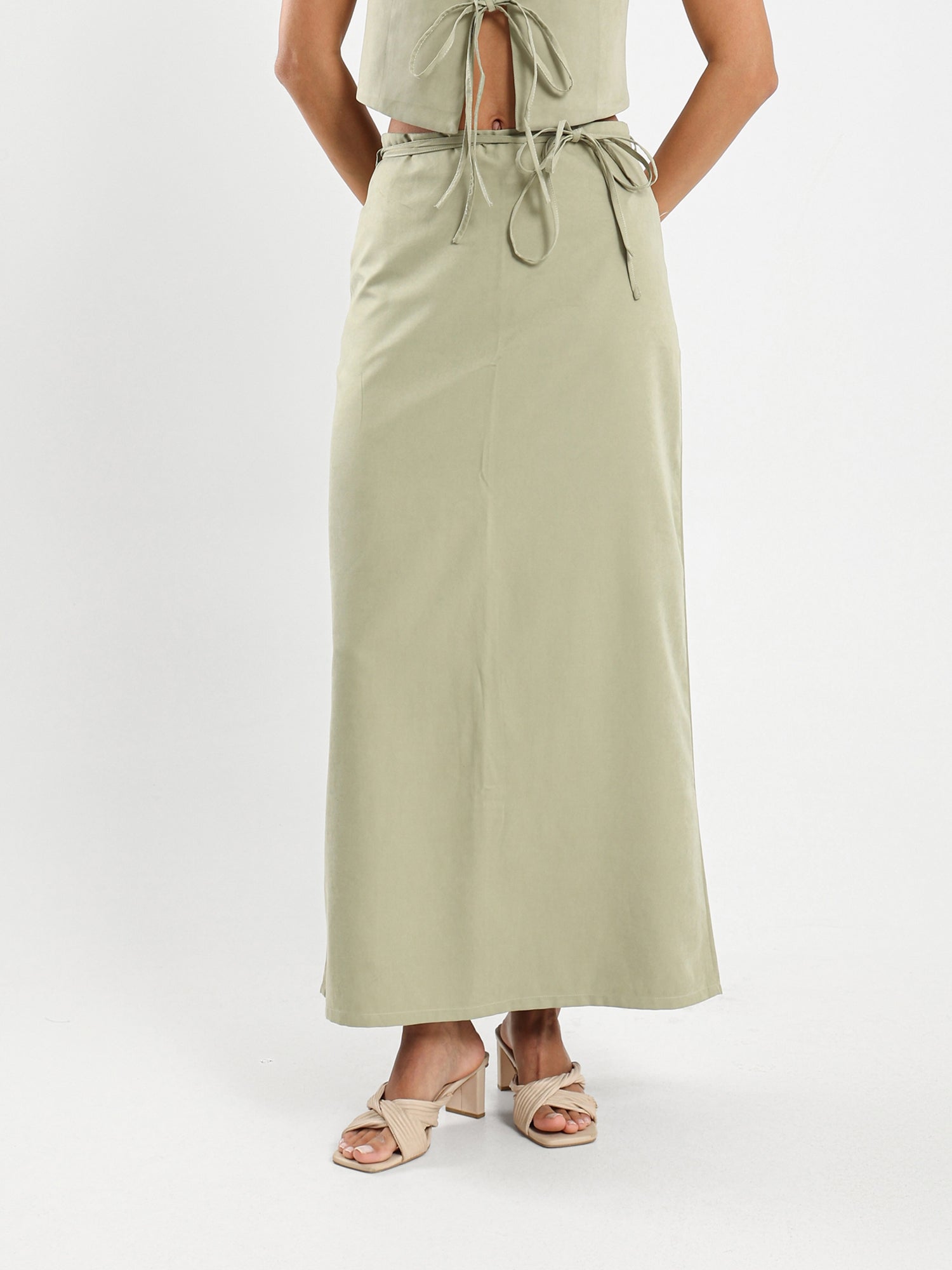 Long Skirt with Elasticated Waist