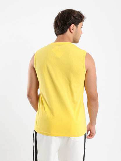 Basic Crew Neck Sleeveless T-Shirt