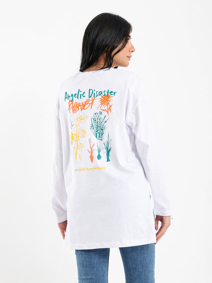 Relaxed Fit Long Sleeves Tee