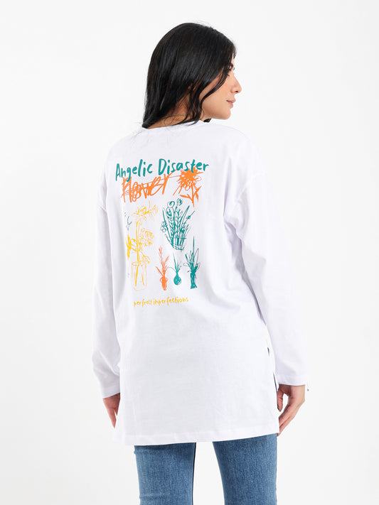 Relaxed Fit Long Sleeves Tee