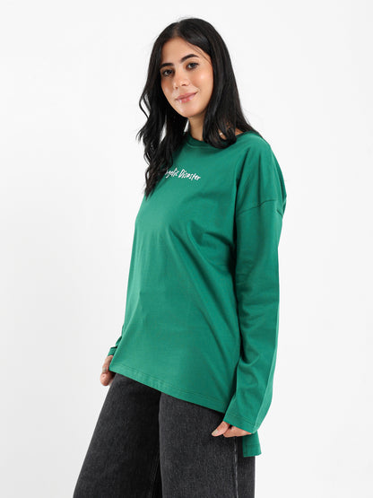 Relaxed Fit Long Sleeves Tee