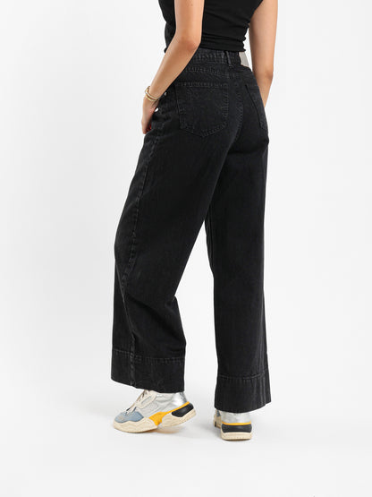 High-Waist Wide-Leg Jeans