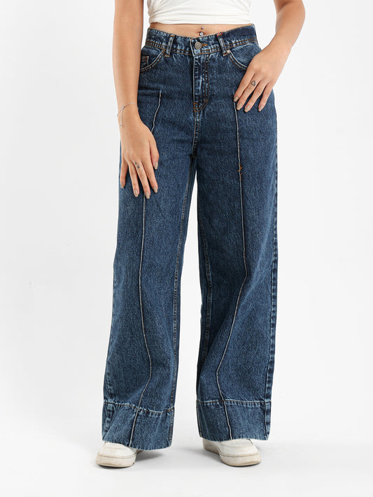 High-Waist Wide-Leg Jeans