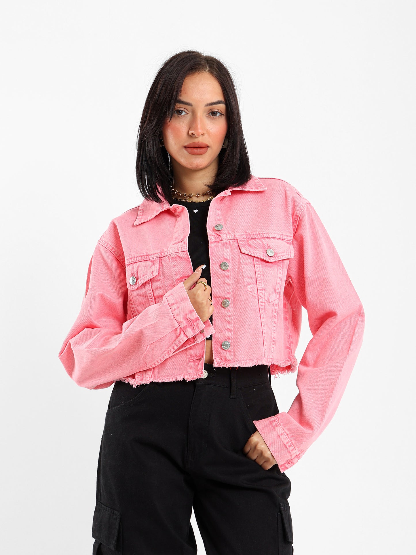 Cropped Denim Jacket
