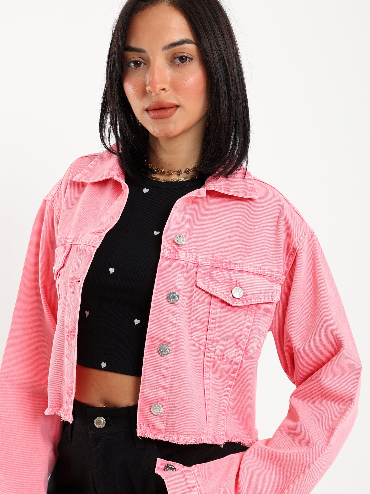 Cropped Denim Jacket