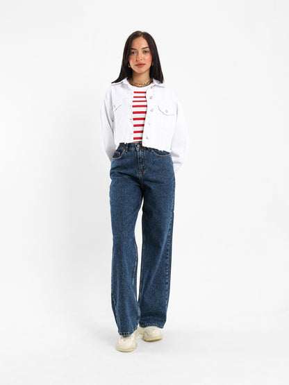 Cropped Denim Jacket