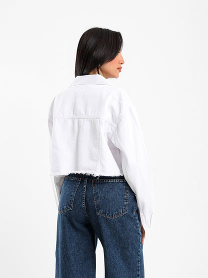 Cropped Denim Jacket