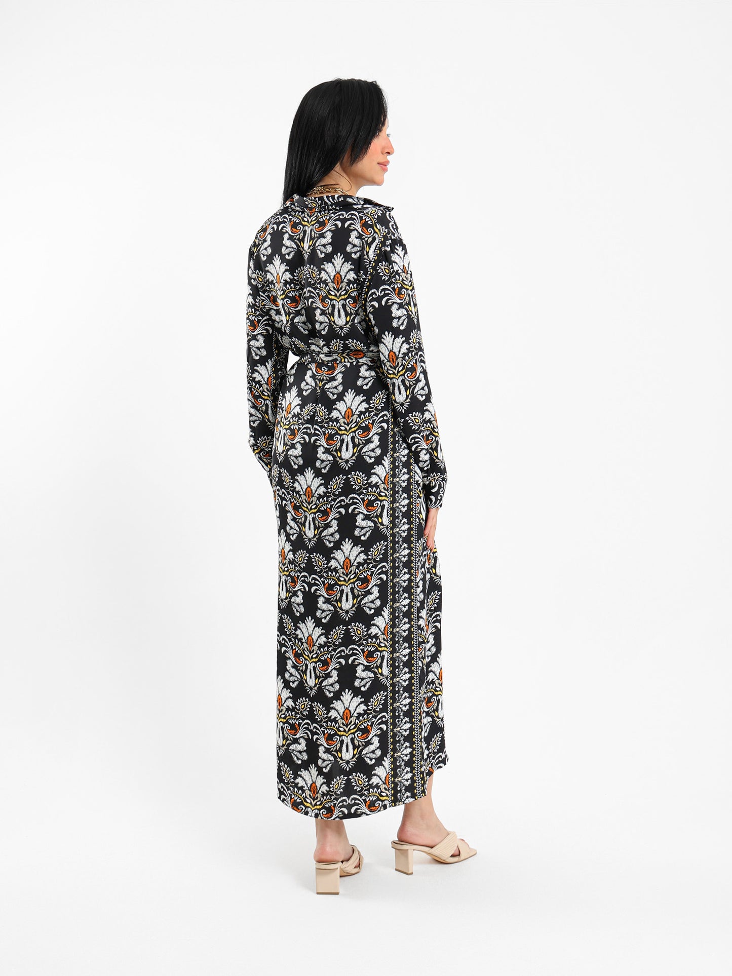 Printed Shirt Dress