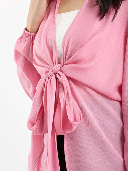 Front Tie Kimono