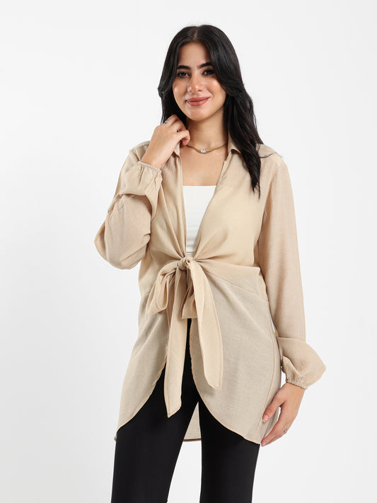 Front Tie Kimono