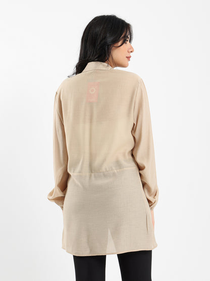 Front Tie Kimono