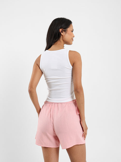 Cut-Out Sleeveless Top