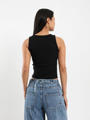 Cut-Out Sleeveless Top