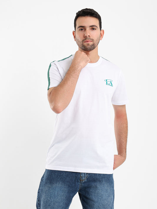 Chest Embroidered Design T-Shirt