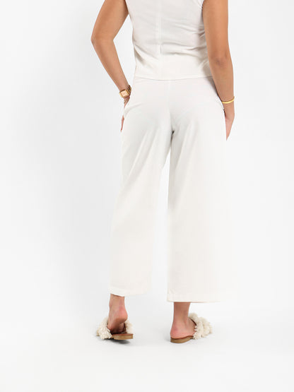 Linen Pants with Buttons