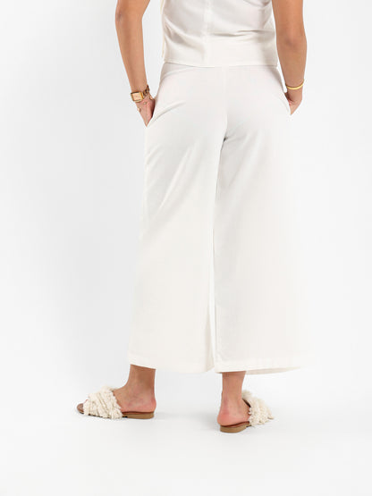 Linen Pants with Buttons