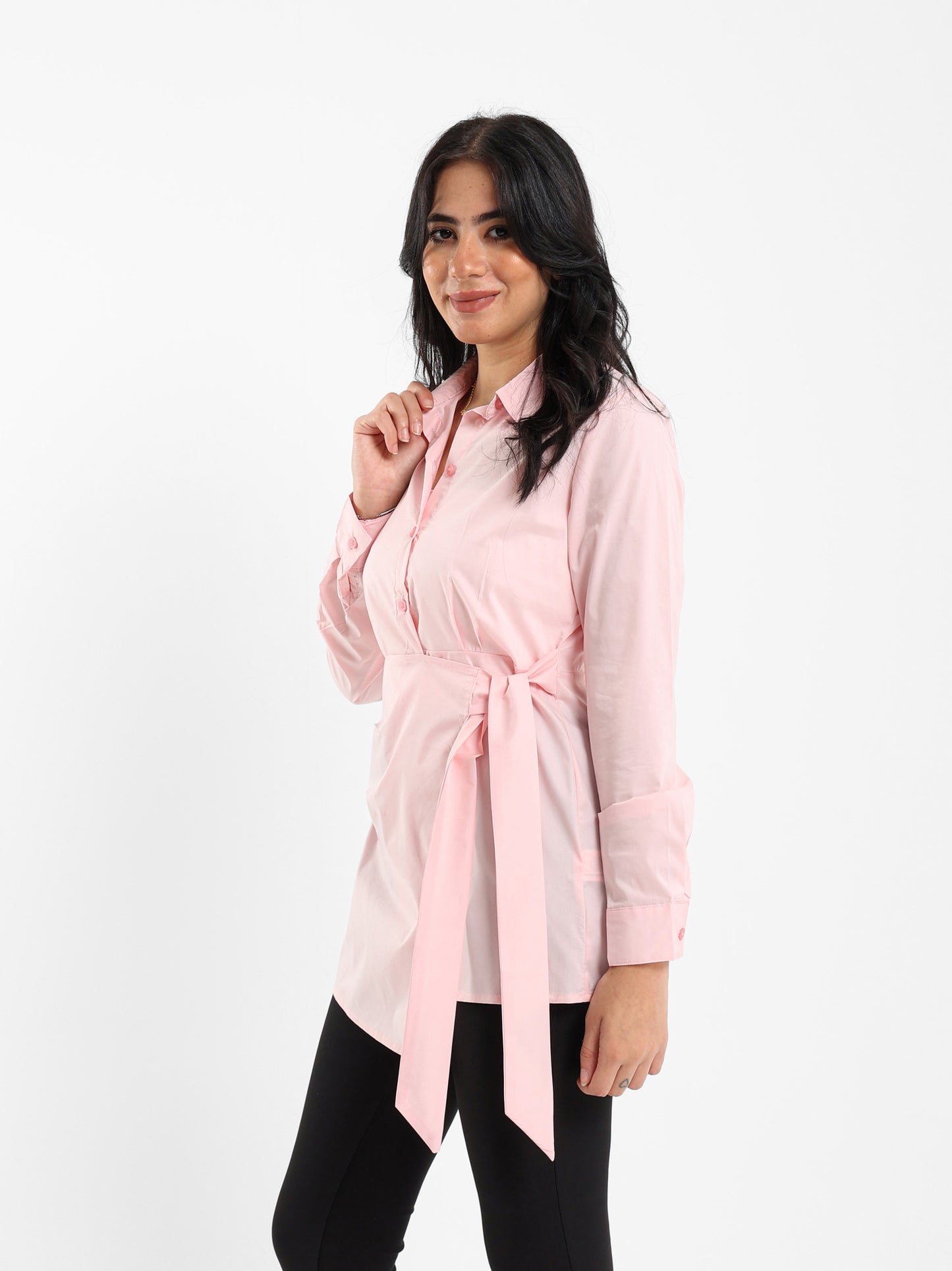 Wrap Tie Front Shirt